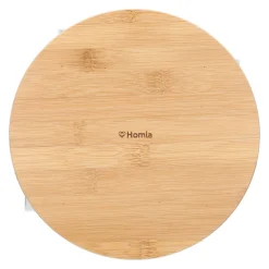 HOMLA Zestaw Przyprawnikow Bambou Na Obrotowym Stojaku - 8 Sloiczkow 15X19 Cm