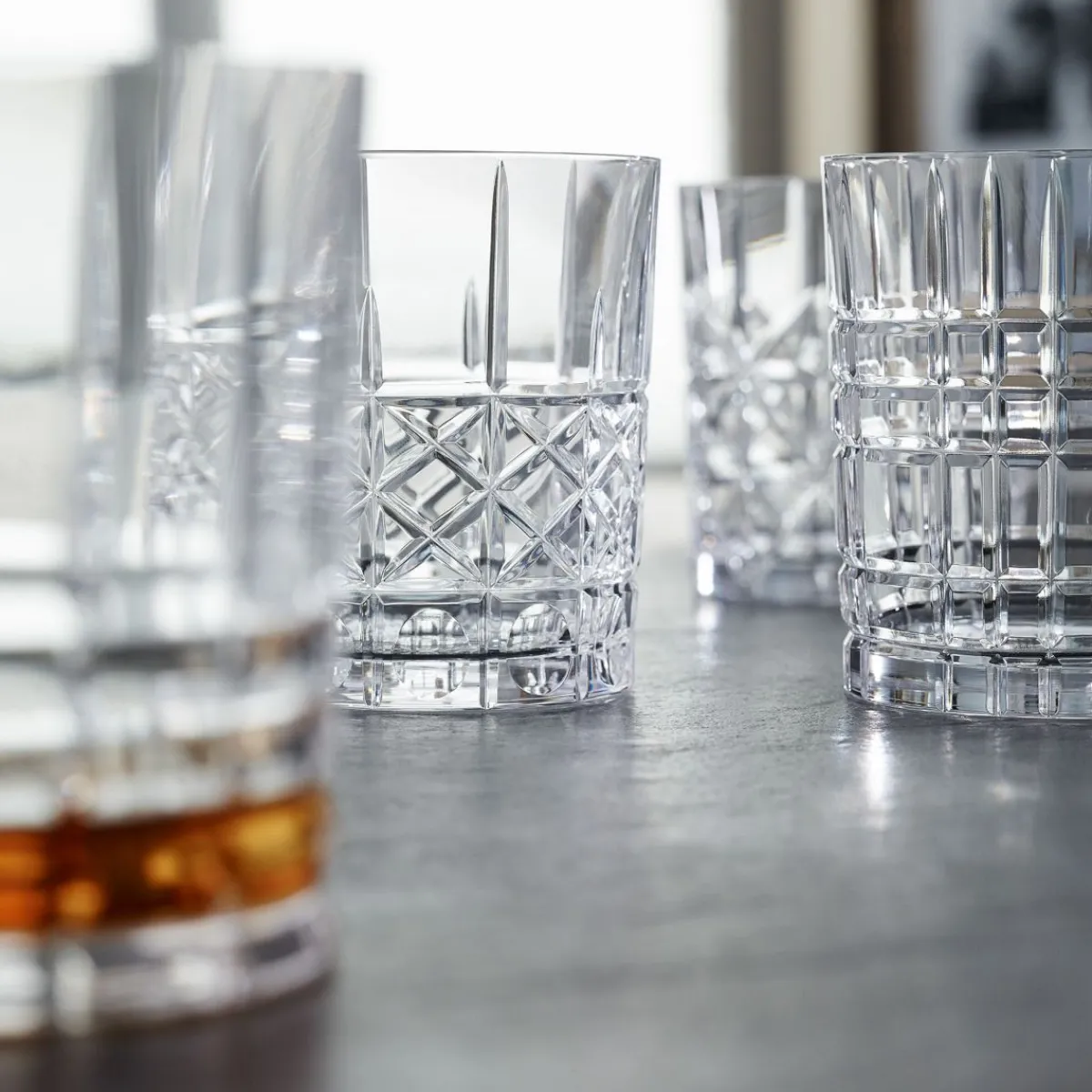 NACHTMANN Zestaw Szklanek Highland Do Whisky Tumbler 4 Szt. 0,345 L