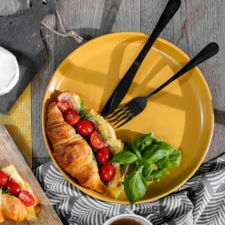 HOMLA Zestaw Sztućców Abele Czarne 16 Szt.