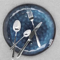 HOMLA Zestaw Sztućców Abele Srebrne 16 Szt.