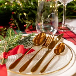 HOMLA Zestaw Sztućców Abele Zlote 16 Szt.