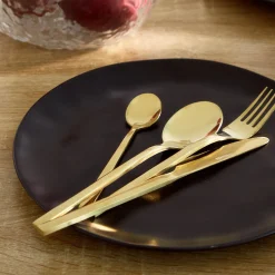 HOMLA Zestaw Sztućców Aperi Zlote 24 Szt.