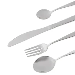 HOMLA Zestaw Sztućców Livadi Srebrnych 24 Szt.