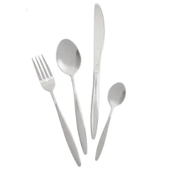 HOMLA Zestaw Sztućców Livadi Srebrnych 24 Szt.