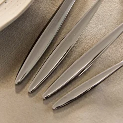 HOMLA Zestaw Sztućców Livadi Srebrnych 24 Szt.