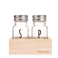 HOMLA Zestaw Voscari Solniczka I Pieprzniczka 10 Cm