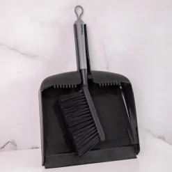 HOMLA Zmiotka Easy Clean Z Szufelka Szara 21X32 Cm