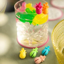 HOMLA Znaczniki Rithi Summer Do Kubkow I Kieliszkow Ananas 6 Szt.