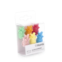 HOMLA Znaczniki Rithi Summer Do Kubkow I Kieliszkow Ananas 6 Szt.